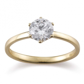 Gerstner Solitaire Verlobungsring 585 Weissgold mit 1,00 ct Brillant